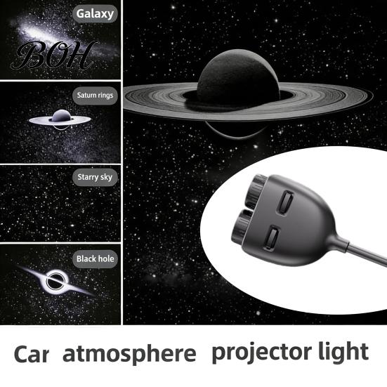 Flexible Head Starlight for Kids Room Car Roof Star Night Lights, Starry Sky Projector Light, Interior Ambient, Plug-and-Play USB Light Decorative