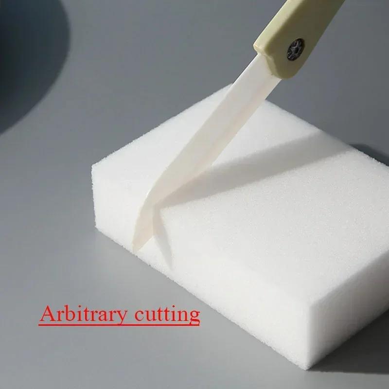 100*60*20mm White Sponge Eraser Melamine Sponge Cleaner Multi-Functional Kitchen Bathroom Shoes Keyboard Cleaning Tools