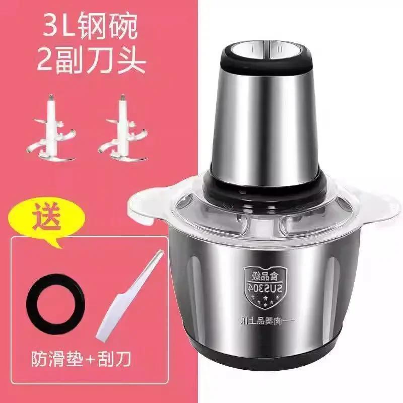 YY 5L6L Blade Large Capacity Electric Meat Grinder Household Stainless Steel Multifunctional Stirring Filling Machine