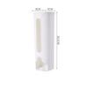Wall Mounted Trash Bag Storage Box Pull Out Dispenser Simple Kitchen Plastic Bag Organizer Large Capacity Utility Box