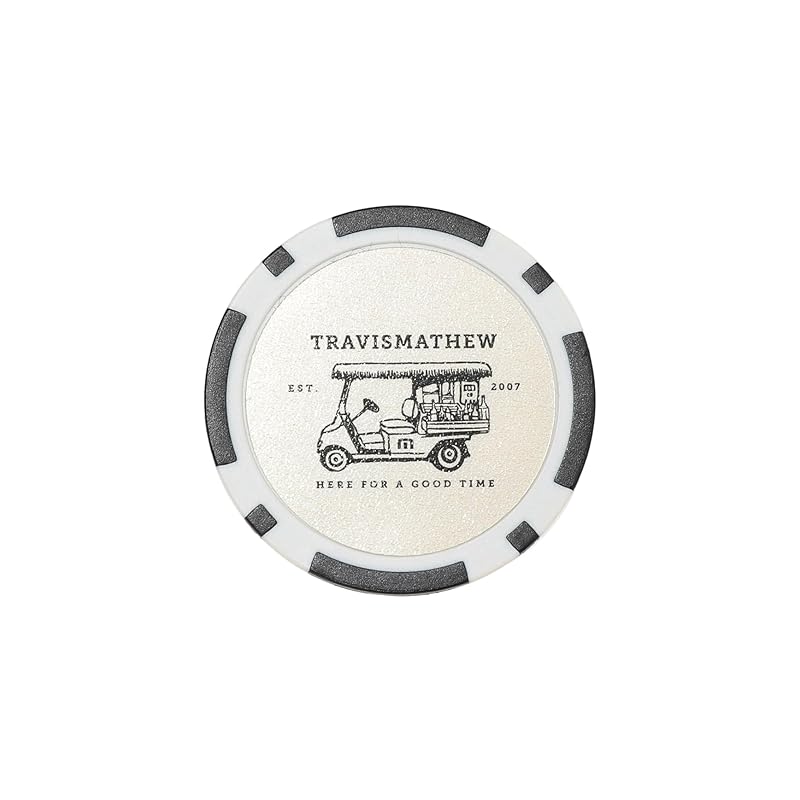 

[Travis Matthew] casino marker (season motif logo) / golf round 7AK907 Black OS