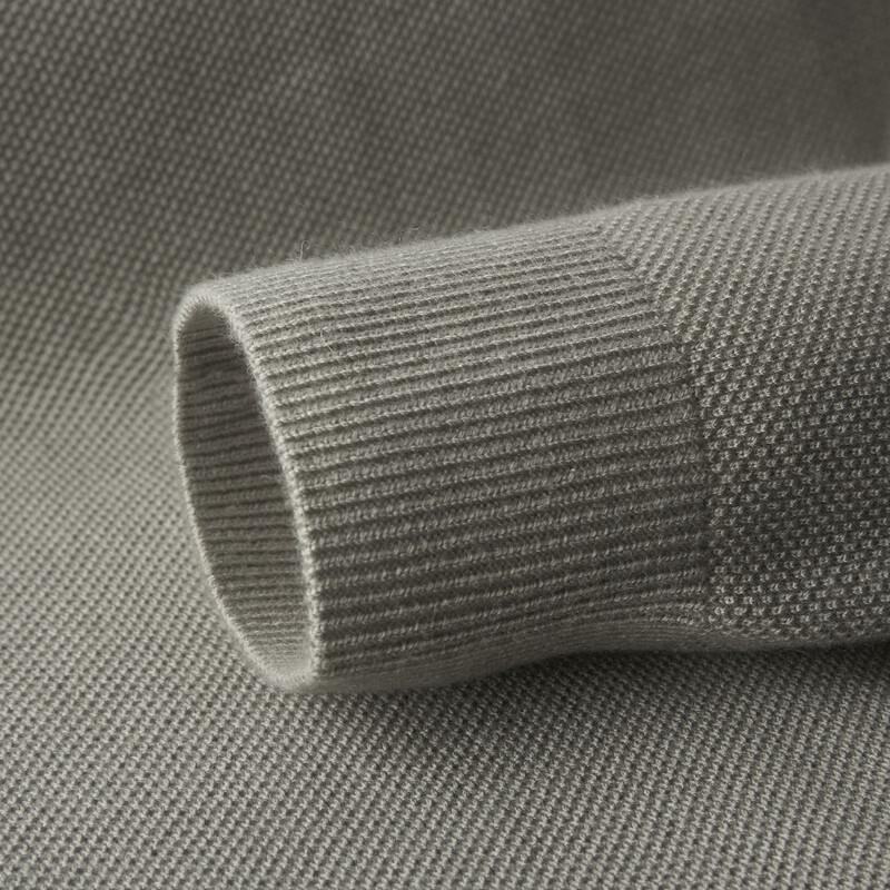 FIRS Men's Wool Blend Mock Neck Pullover Sweater