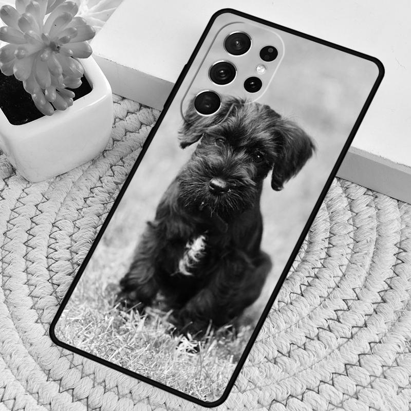 Lovely Dogs Schnauzer Silicone Phone Case For Samsung Galaxy note 10 pro S26 S25 S24 S23 S22 S21 Plus S25Ultra Capa Cover