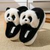 Cute cartoon cotton slippers women's autumn and winter indoor home non-slip warm plush thickened plush kitten cotton mop
