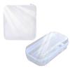 Waterproof Toy Storage Bin Durable PVC Material Reinforced Seam Scratch-resistant Container Zippered Hard Pouch