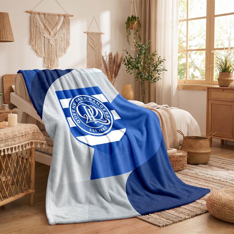Queens Park Rangers Football Print Flannel Blanket Soft Warm Sofa Bed Throw Blanket For Home Office Bedroom