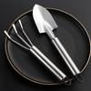 Stainless Steel Gardening Tool Small Garden Tool for Hand Rake Trowel Potted Plants Balcony Planting Transplanting