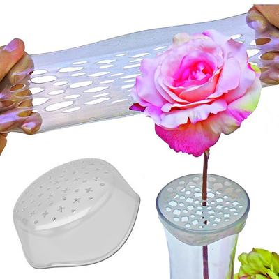 Flower Stem Holder DIY Bouquet Flower Arrangement Holder Soft Flexible Widely Used Flower Support Stand Display Accessory