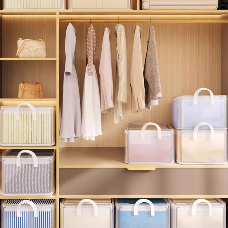 Waterproof Sturdy PVC Storage Box for Travel and Home Use Clear Home Storage Organizers for Small Items Daily Use