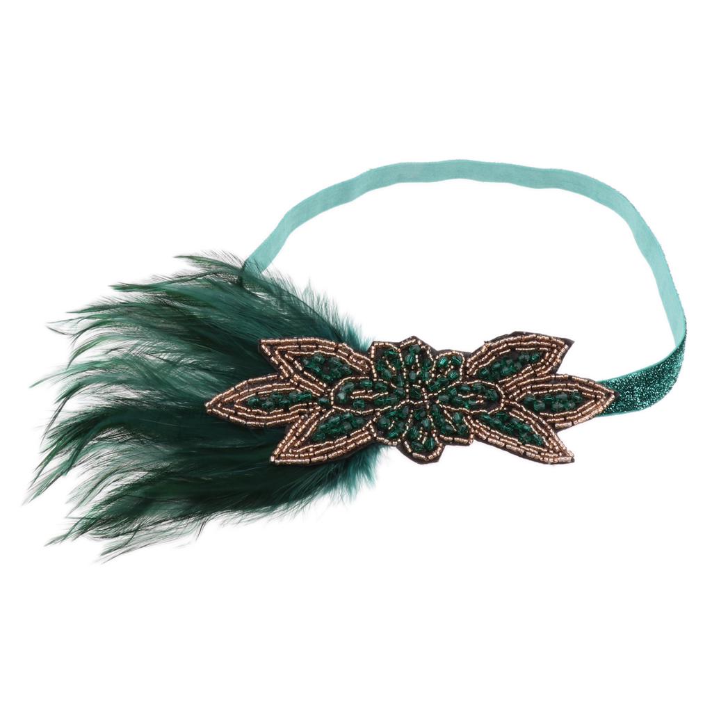 Buy Feather Headband 1920s Flapper 