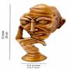 Düşünen Adam Dekor Pirinç Gösterişlik 30.48 Cm