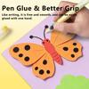 3Pcs Soft Tip Glue Pen No Leak Design Liquid Glue Pen Portable Adhesive Pen  School Supplies