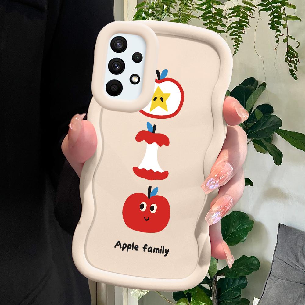 

М який силіконовий чохол Macaron Phone Case з малюнком Big Wave Edge Протиударний захисний гумовий чохол для Samsung Xiaomi Poco Redmi Xiaomi Poco C65 білий