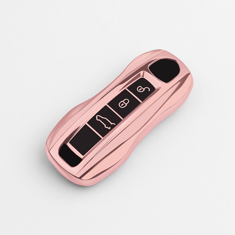 

Porsche Key Case for Cayenne, 718, Panamera, 911, Macan - Car Key Cover and Shell Buckle