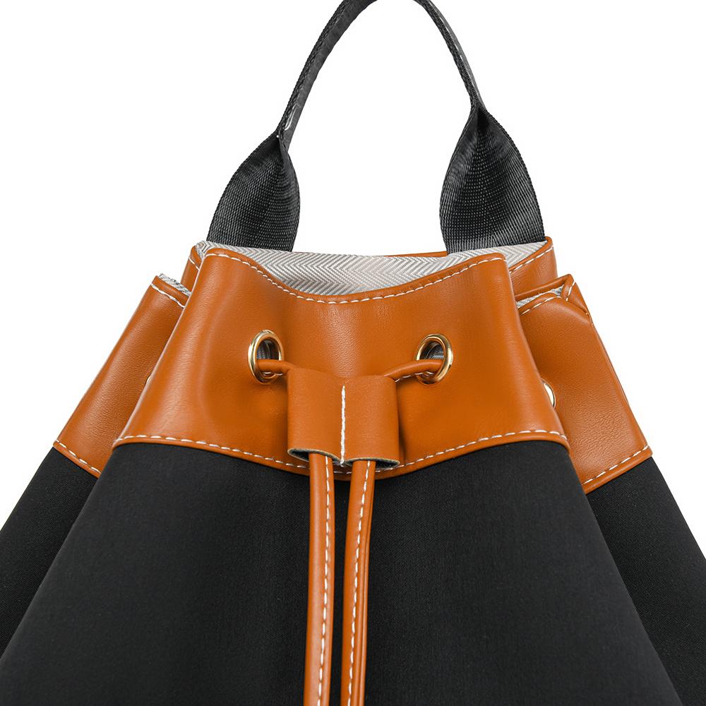 Женская сумка-ведро на шнурке — фото 13