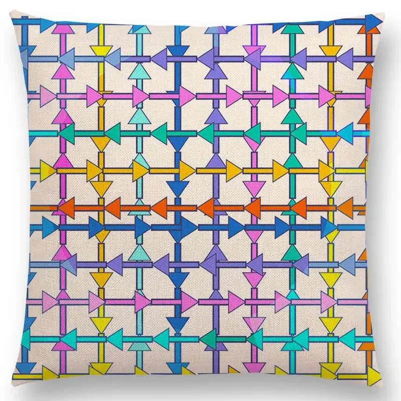 Newest Floral Sofa Pillow Case Geometric Landscape Tropical Joy Mandala Flowers Squares Arrow Cushion Cover