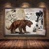 Modułowy Płócienny Ark Survival Evolved Obrazy Malarstwo Gra Survivalowa Wystrój Domu Druk Plakat Dinozaura Salon Nowoczesna Sztuka Ścienna