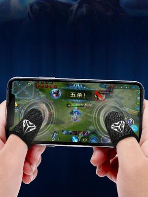 4pcs/2pcs Mobile Game Controller Fingertip Gloves Phone Game Fingertip Cover Anti-Sweat Finger Sleeve for PUBG