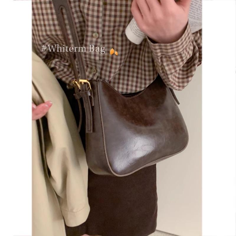 Geantă de sub braț de toamnă și iarnă pentru femei 2025 nouă geantă găleată de modă retro versatilă pentru navetă, geantă messenger, geantă de umăr pentru femei