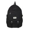 Schoolbag female ins Korean version girl versatile schoolbag lightweight solid color large capacity junior high school student computer backpack