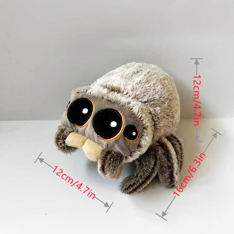 Stuffed Soft Animals Plushies Spider Toy Black Little Lucas Simulated Pillow Doll Anime Game Room Pillow Decora Kid Gift