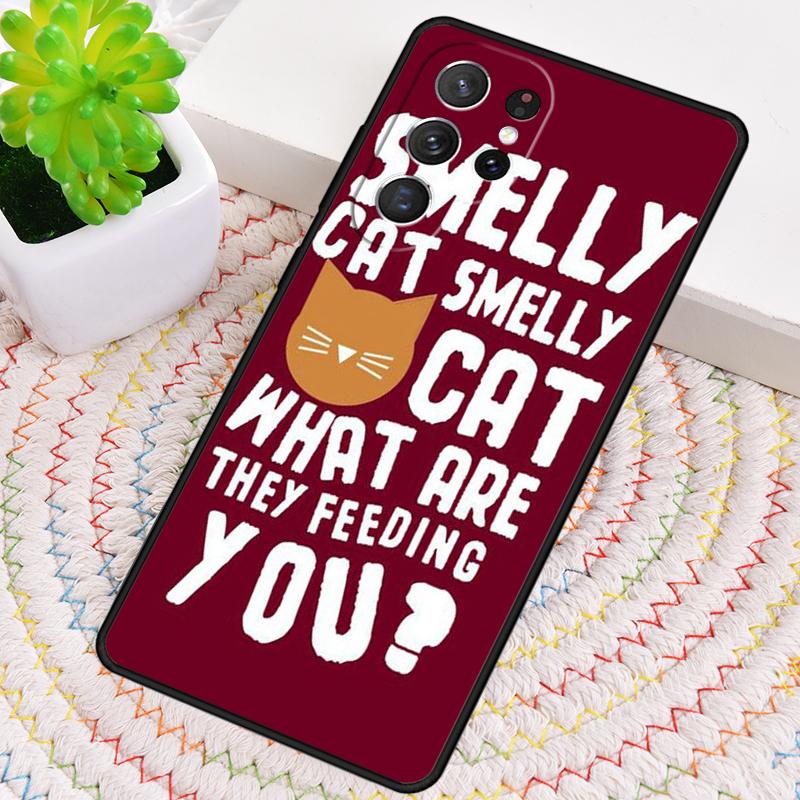 FRIENDS FUNNY TV SHOW PHOEBE SMELLY CAT Phone Case for Samsung Galaxy note 10 pro S26 Ultra S23 S24 FE S25 S21 S22 PLUS Cover
