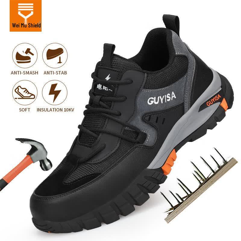 Weierdun 1109KV Steel Toe Puncture Proof 10KV Insulated Safety Shoes 39
