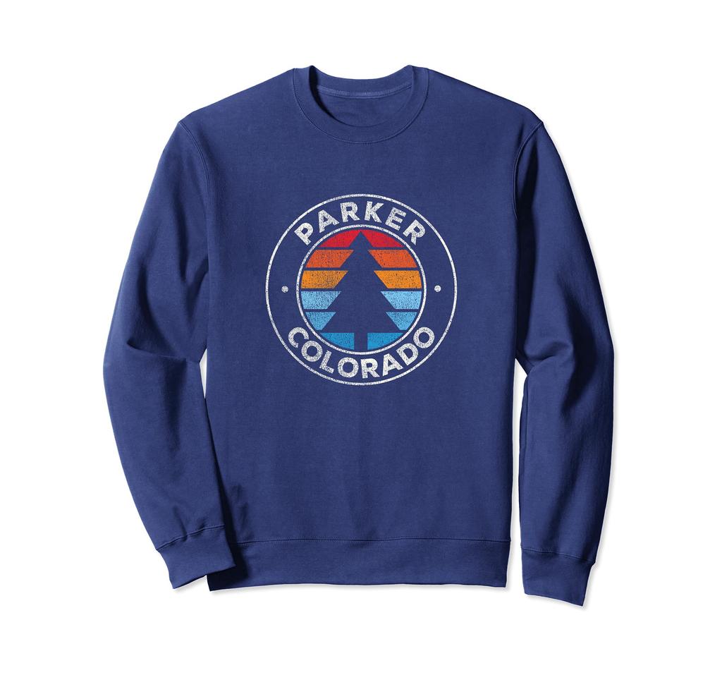 Parker Colorado CO Vintage Graphic Retro 70s Sweatshirt