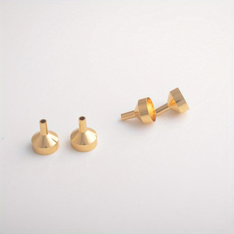 1 Stück/2 Stück/4 Stück Trichter, Mini-Trichter, Öltrichter, Flüssigkeitstrichter, multifunktionaler Öltrichter, Metalltrichter, hitzebeständiger Öltrichter für Milch, Wein,