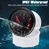 Waterproof IP67 52mm Fuel Level Gauge+Oil Level Sensor 100-500mm 0-190OHM Red LED Oil Tank Meter with Alarm Car RV Camper 12V24V