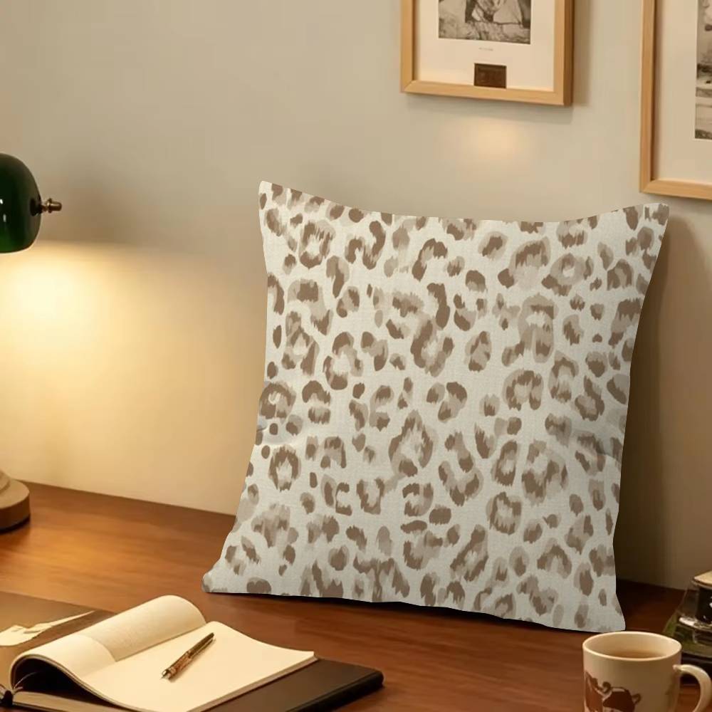Short Velvet Leopard    Pillow Cover Design cushion Cover decor Holiday Decorati