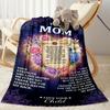Mother's Day Love Letter Blanket Suitable for sofas,travel, living rooms also a good gift for friends and family Suitable for all seasons.