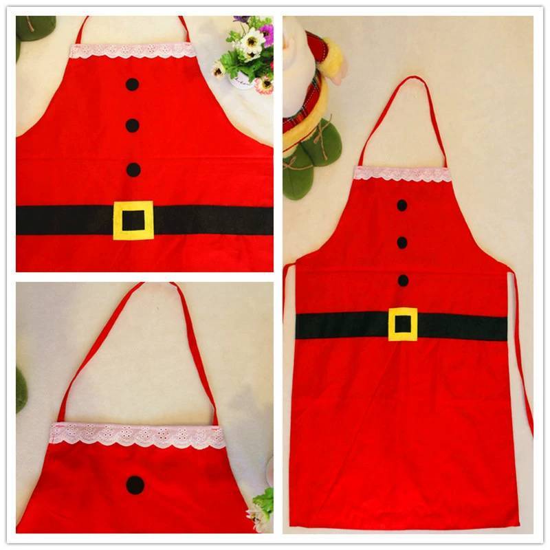 Christmas Party Apron With Durable Polyester Material For Family Celebration