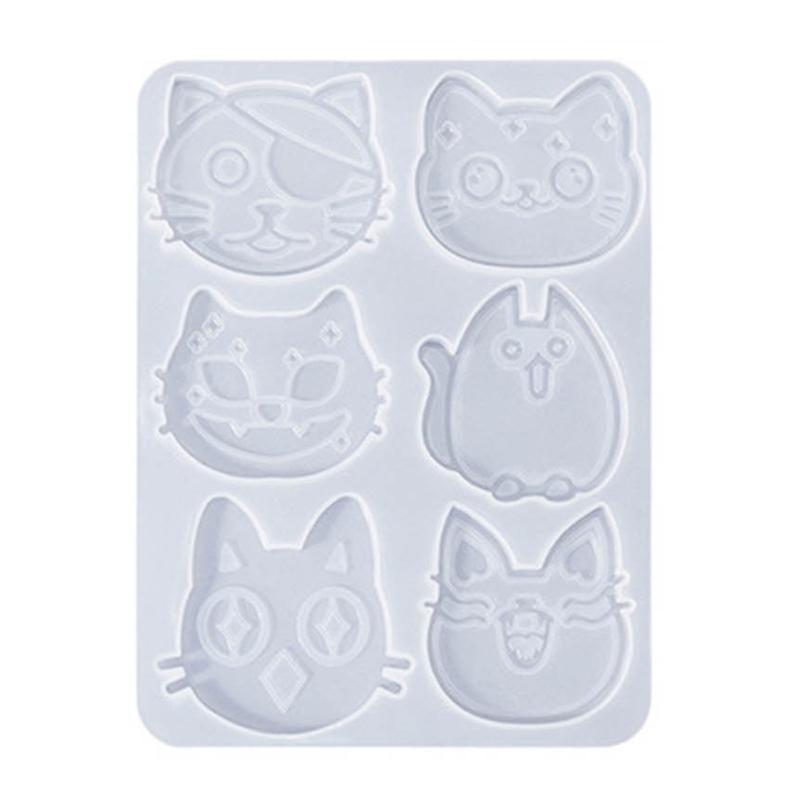 Soft Silicone Mold Hair Accessories Making Molds Lovely Animal Shaped Hair Clip Mould Reliable Jewelry Making Supplies
