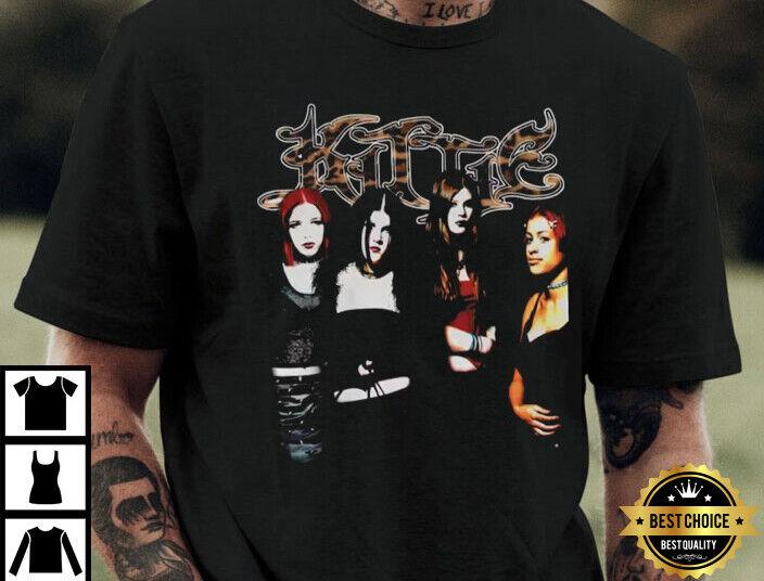 Kittie Band Gift For Fan Short Sleeve Black Men All size Shirt Unisex T-Shirt XXL