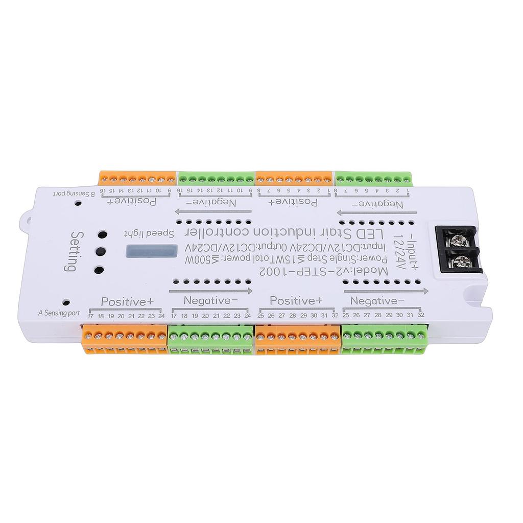 Bewegungssensor LED Treppenlicht Controller 32 Kanal Automatischer Treppenstufenlicht Controller für Haus Einkaufszentrum Geschäft