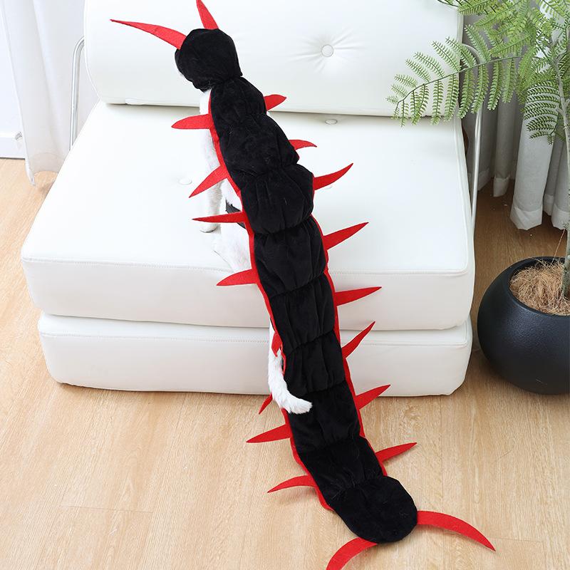 Funny 3D Centipede Pet Costume Halloween Cosplay Adjustable Dress‑up Outfit for Dog Cat Party Photo Decoration