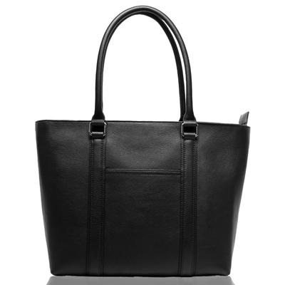 Borsa tote con marchio limitato Borsa tote da lavoro Borsa da lavoro in pelle di vacchetta Compatibile con PC A4 Grande capacità Cerniera superiore Per andare a scuola o