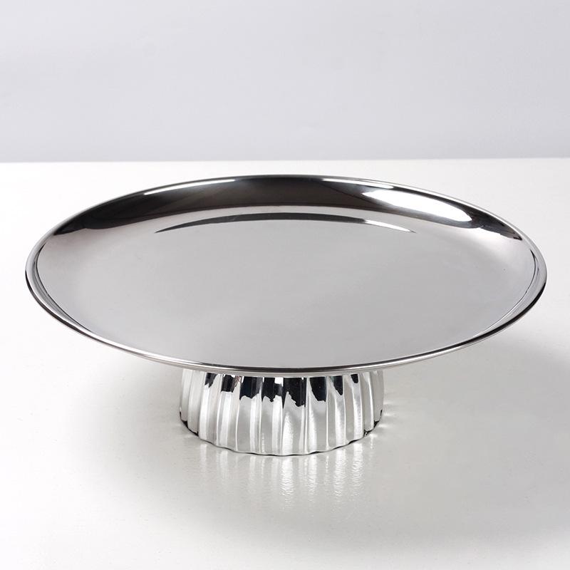 Modern Geometric High-Footed Fruit Bowl for Home or Office