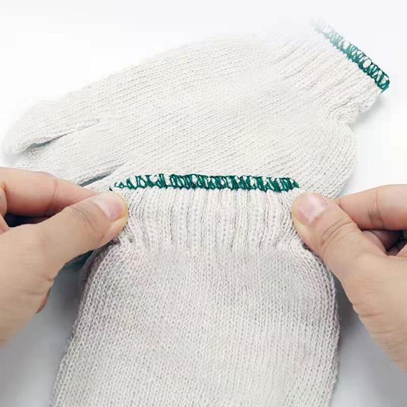 60 Pairs Thickened Cotton Yarn Work Gloves - Wear-Resistant Hand Protection with Free Shipping