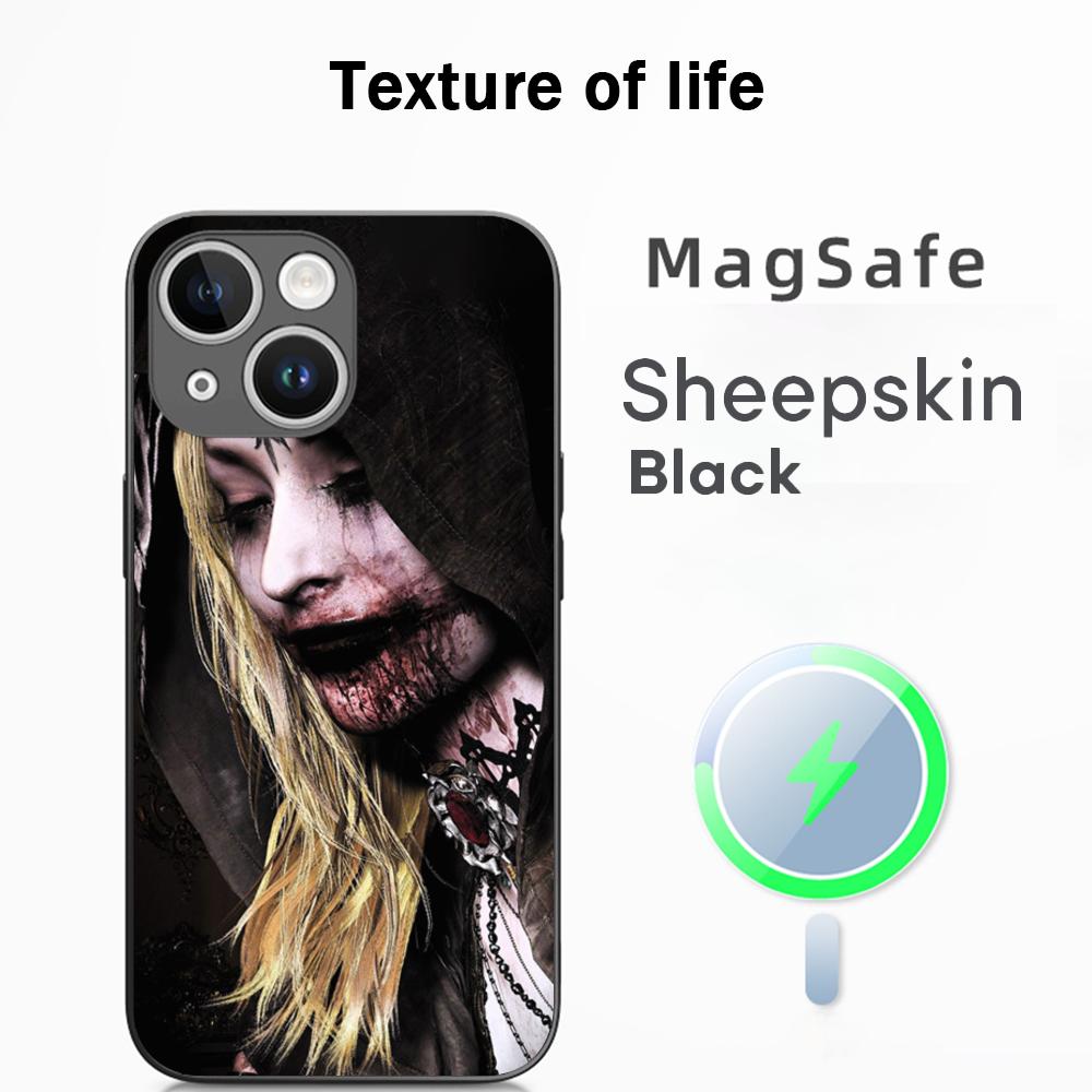 

Pop ins thriller evil daughter poster Phone Case For iPhone 17 16 15 14 13 12 Plus Pro Max High-end Luxury Magsafe Sheepskin iPhone 15 Plus