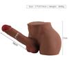 2 In 1 Unisex Sexy Tpe Realistic Dildo Penis + Anus Women Masturbation Tool for Women Men