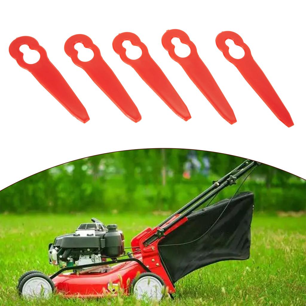 Brand New Plastic Blades 40PCS Grass Grass Trimmer Plastic Red Replace Trimmer 83MM Length Accessories Cordless