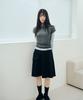 Mihebeu Star Layered Long Sleeve Set Sky Blue Gray