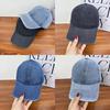 Classic Denim Baseball Cap For Men And Women With Sun Protection And Breathability