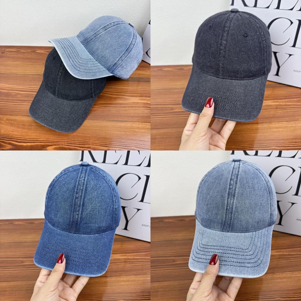 Classic Denim Baseball Cap For Men And Women With Sun Protection And Breathability