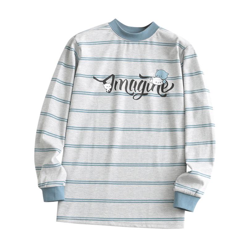 Boys' Cotton Autumn Thin Top Warm Underwear for Junior High & High School Students