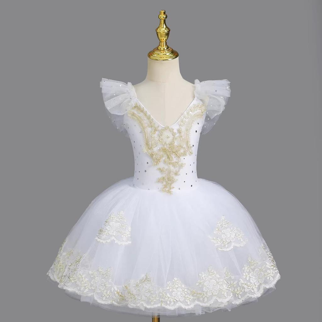 Fashion Ballet Dress Stage Performance Costume Girl's Ballerina Outfit Children's Clothes Ballet Dance Wear Summer Dresses