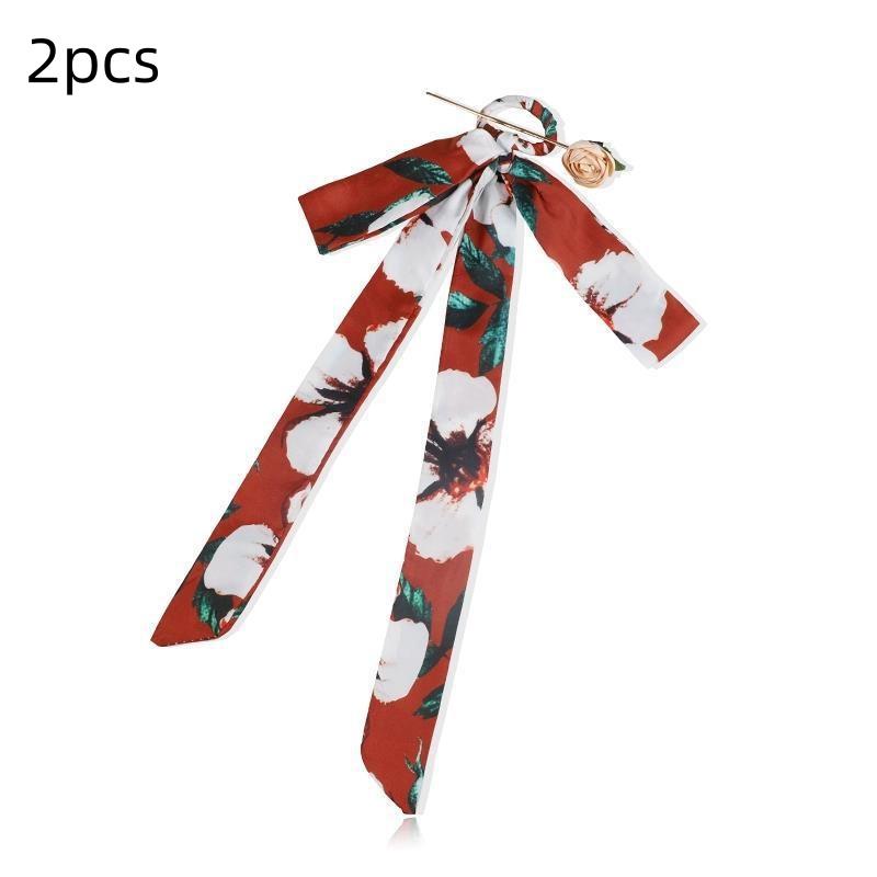 

2 шт. Заколка для волос Ханфу Узел-бабочка Повязка для волос Аксессуары для волос Древний стиль Хвост