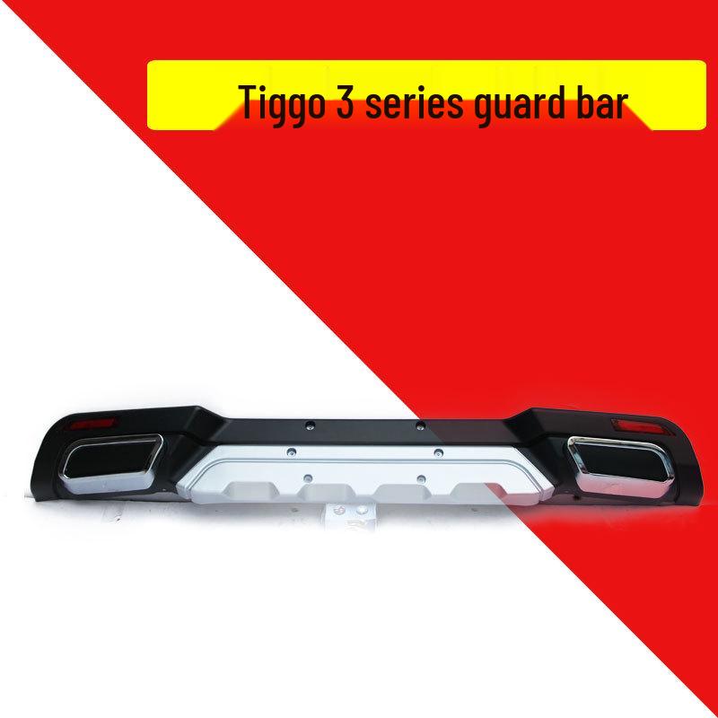 Tiggo 3 Front & Rear Bumper Guard Decorative Bars (2014-2016 Models)